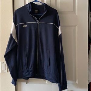 Umbro Xlarge men’s soccer jacket . Navy